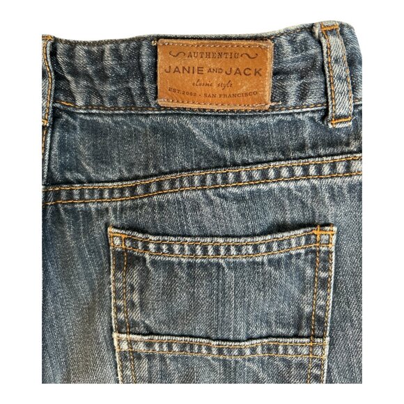 Janie and Jack Boys Size 10 Classic Denim Jeans Back to School, Preppy - Picture 4 of 12